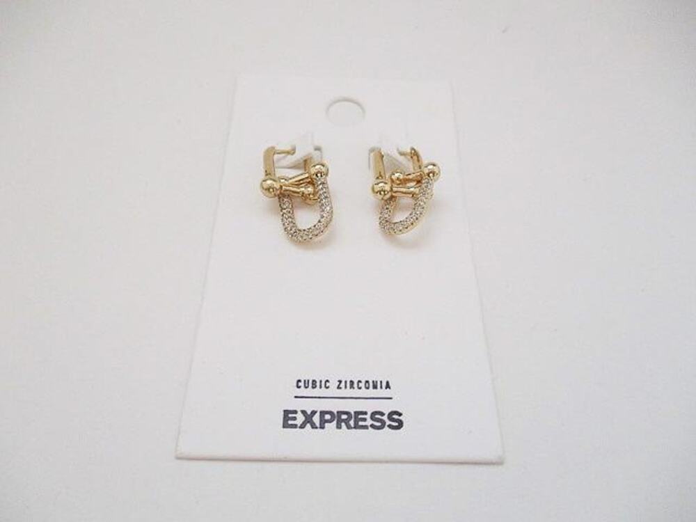2053NIP Express Elegant 925 Sterling Silver Linked LongChain Drop Cubic Zirconia